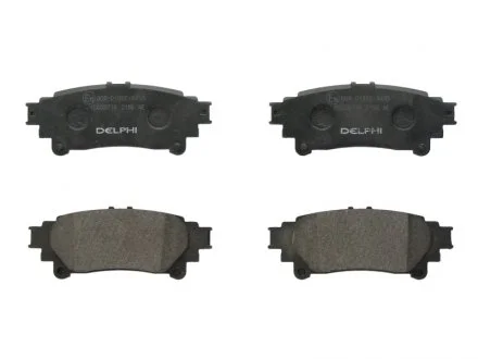 Тормозные колодки дисковые LEXUS / TOYOTA RX350 / RX450h / Prius задняя сторона 09 - Delphi LP2196