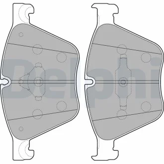 Тормозные колодки дисковые BMW 5 (F07) / X6 (E71) передняя сторона 09 - Delphi LP2210