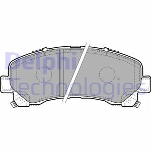 Гальмівні колодки дискові ISUZU D-Max / Rodeo 06 - Delphi LP2229
