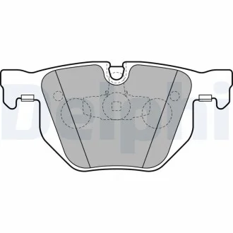 Тормозные колодки дисковые BMW 3 (E90) / X1 (E84) задняя сторона 05 - Delphi LP2256