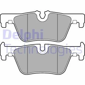 Тормозные колодки дисковые BMW 1 (F20) / 3 (F30) задняя сторона 11 - Delphi LP2286