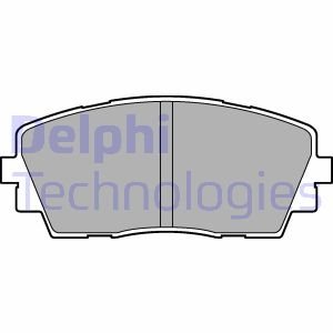 Тормозные колодки дисковые KIA Picanto передняя сторона 11-14 Delphi LP2296