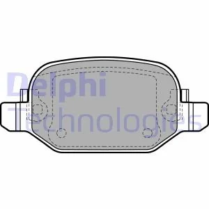 Колодки тормозные дисковые Delphi LP2475