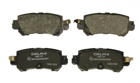 Тормозные колодки дисковые MAZDA CX-5 задняя сторона 11 - Delphi LP2482 (фото 1)