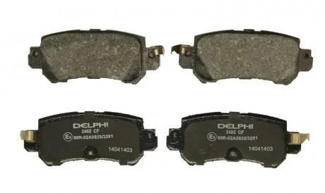 Тормозные колодки дисковые MAZDA CX-5 задняя сторона 11 - Delphi LP2482