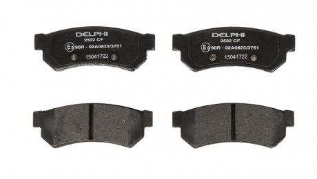 Колодки тормозные дисковые Delphi LP2502 (фото 1)