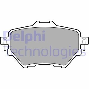 Колодки тормозные дисковые Delphi LP2505