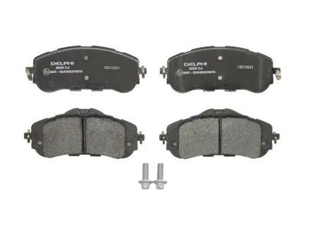 Колодки тормозные дисковые Delphi LP2506
