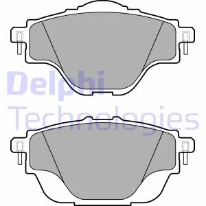 Комплект гальмівних колодок задн, DS DS 4 II, DS 7, DS 9 CITROEN C4 GRAND PICASSO II, C4 II, C4 PICASSO II, C4 SPACETOURER, C5 AIRCROSS, C5 X, GRAND C4 SPACETOURER 1.2-Electric 02.13- Delphi LP2509