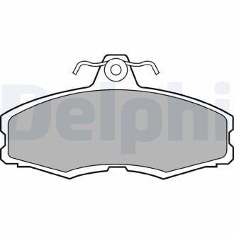Комплект тормозных колодок с 4 шт. дисков Delphi LP250 (фото 1)