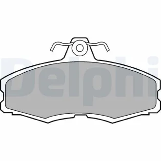 Комплект гальмівних колодок із 4 шт. дисків Delphi LP250 (фото 1)