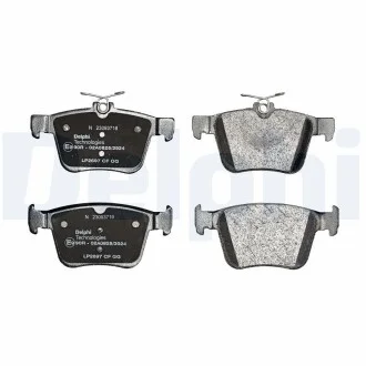 Тормозные колодки дисковые AUDI / VW A3 / Golf задняя сторона 12 - Delphi LP2697