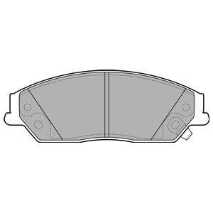 Тормозные колодки дисковые TOYOTA Camry VIII (XV50) передняя сторона 11-18 Delphi LP2714 (фото 1)