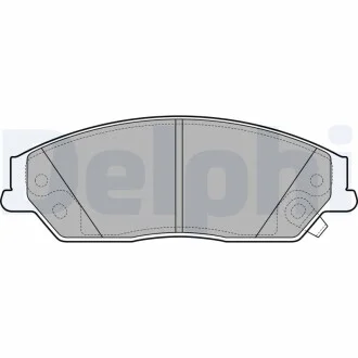 Гальмівні колодки дискові TOYOTA Camry VIII (XV50) "F "11-18 Delphi LP2714
