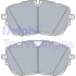 Комплект гальмівних колодок передн , DS DS 4 II, DS 7, DS 9, N°4 CITROEN C5 AIRCROSS, C5 X OPEL ASTRA L, GRANDLAND / GRANDLAND X PEUGEOT 3008, 3008 II, 308, 308 II, 308 III 1.2-Electric 09.13- LP3518