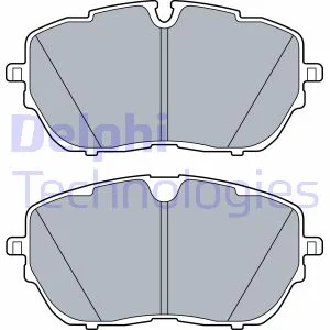 Комплект гальмівних колодок передн, DS DS 4 II, DS 7, DS 9, N°4 CITROEN C5 AIRCROSS, C5 X OPEL ASTRA L, GRANDLAND / GRANDLAND X PEUGEOT 3008, 3008 II, 308, 308 II, 308 III 1.2-Electric 09.13- Delphi LP3518 (фото 1)