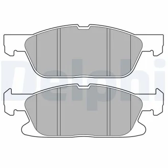 Гальмівні колодки, дискові Delphi LP3704