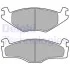 Гальмівні колодки дискові SEAT/VW Cordoba/Ibiza/Golf/Jetta/Passat "F "83-02 LP420