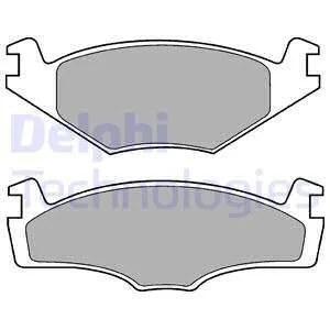 Колодки тормозные дисковые (применимость seat volkswagen) Delphi LP421