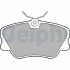Тормозные колодки дисковые MERCEDES 190 (W201) / 200 (W124) E (W124) передняя сторона 84-95 LP499