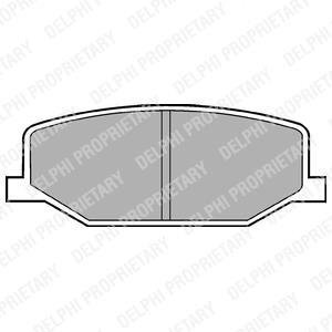 Тормозные колодки дисковые SUZUKI Jimny передняя сторона 98 - Delphi LP527 (фото 1)