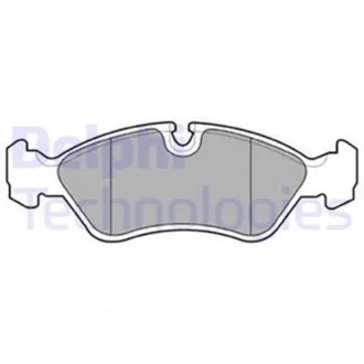 Тормозные колодки дисковые OPEL Astra / Kadett / Omega / Vectra передняя сторона 86-94 Delphi LP585