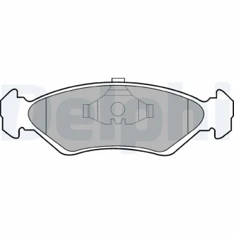 Тормозные колодки дисковые FORD Fiesta передняя сторона 89-97 Delphi LP591