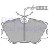 Тормозные колодки дисковые MERCEDES 190 (W201) / E (W124) передняя сторона 84-95 Delphi LP608 (фото 1)