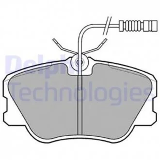 Тормозные колодки дисковые MERCEDES 190 (W201) / E (W124) передняя сторона 84-95 Delphi LP608