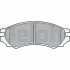 Тормозные колодки дисковые NISSAN Primera / Sunny передняя сторона 90-95 LP670
