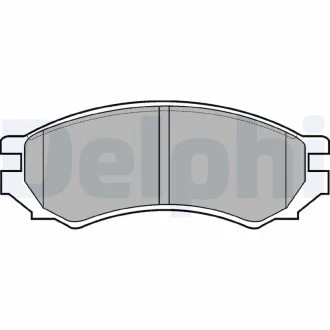 Тормозные колодки дисковые NISSAN Primera / Sunny передняя сторона 90-95 Delphi LP670
