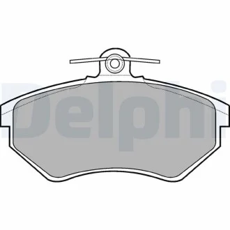 Комплект тормозных колодок с 4 шт. дисков Delphi LP770