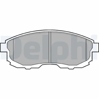 Тормозные колодки дисковые NISSAN Maxima передняя сторона 84-01 Delphi LP812