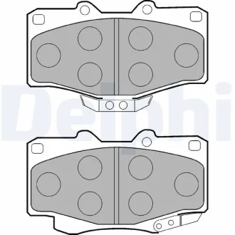 Тормозные колодки дисковые TOYOTA Hilux / Land Cruiser передняя сторона 89-05 Delphi LP854
