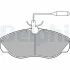 Гальмівні колодки дискові CITROEN/PEUGEOT/FIAT Jumper/Relay/Boxer/Ducato "F "94-06 LP877