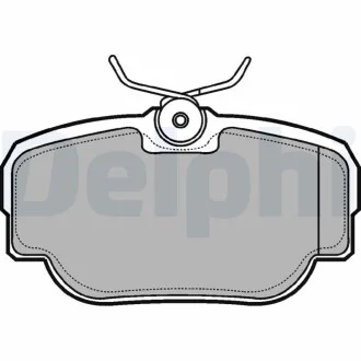 Колодки тормозные дисковые Delphi LP914
