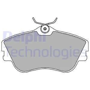 Тормозные колодки дисковые VW T4 передняя сторона 90-00 Delphi LP918
