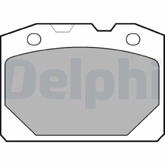Комплект гальмівних колодок із 4 шт. дисків Delphi LP92