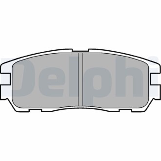 Комплект гальмівних колодок із 4 шт. дисків Delphi LP965
