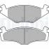 Комплект тормозных колодок с 4 шт. дисков LP979