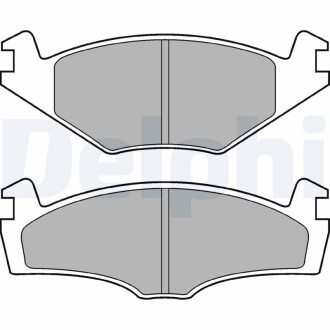 Комплект тормозных колодок с 4 шт. дисков Delphi LP979