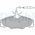 Тормозные колодки дисковые PEUGEOT 406 передняя сторона 96 - LP985