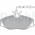 Тормозные колодки дисковые CITROEN / PEUGEOT Xsara / 406/607 передняя сторона 96 - LP986