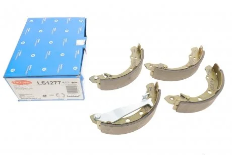 Тормозные колодки барабанные AUDI / VW 100/80/90 / Coupe / Golf / Jetta / Passat / Passat 78-91 Delphi LS1277