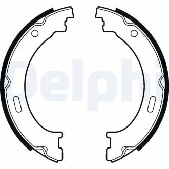 Гальмівні колодки, барабанні Delphi LS2041