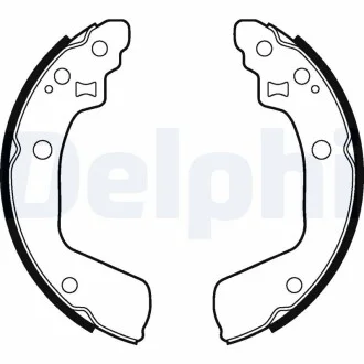 Гальмівні колодки, барабанні Delphi LS2046