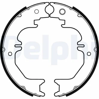 Гальмівні колодки, барабанні Delphi LS2132