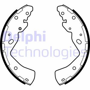Комплект гальмівних колодок Delphi LS2143