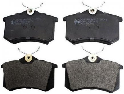 Тормозные колодки дисковые задние Citroen / Peugeot / Renault / VAG (17mm) Denckermann B110041 (фото 1)