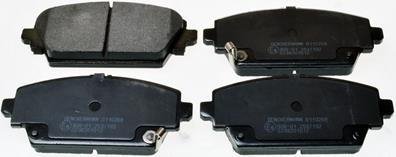 Тормозные колодки дисковые передние Honda Accord 1.8 / 2.0 98- Denckermann B110268 (фото 1)